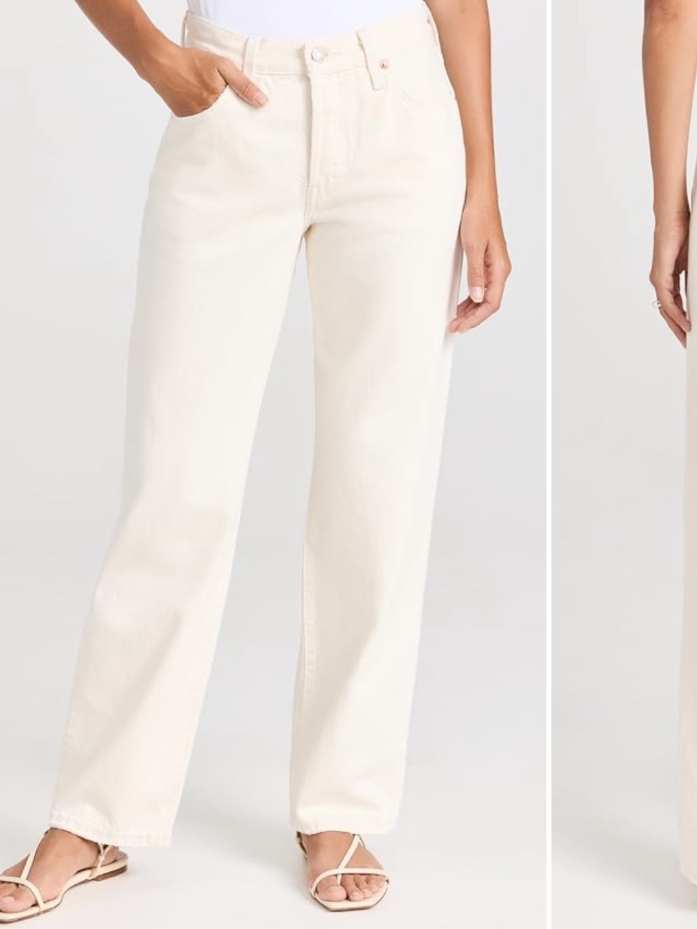 Levi's 501 90s Jeans in Ecru White